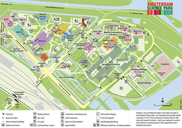 Map Amsterdam Science Park