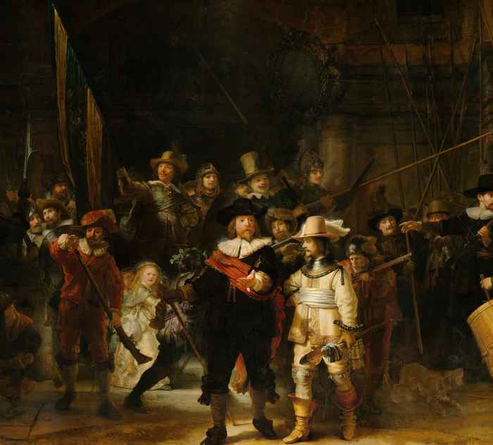 Night Watch painting by Rembrandt