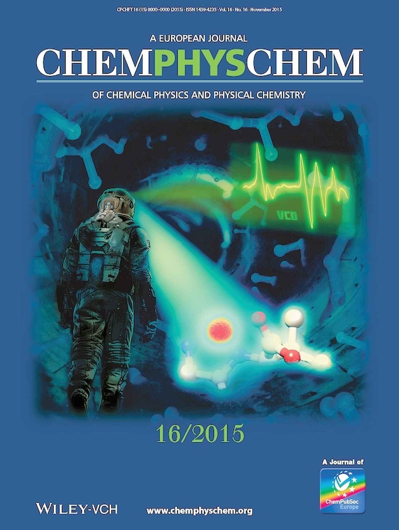 Cover ChemPhysChem Molecular Photonics VCD research